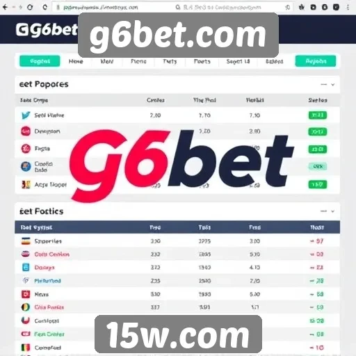 Comparação entre g6bet.com e concorrentes do setor